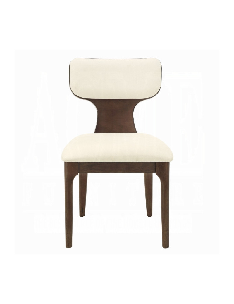 DN06865 7Pc Dining Set w/Ceramic Top Brown Oak Finish Koen Collection Contemporary Style by Acme Furniture