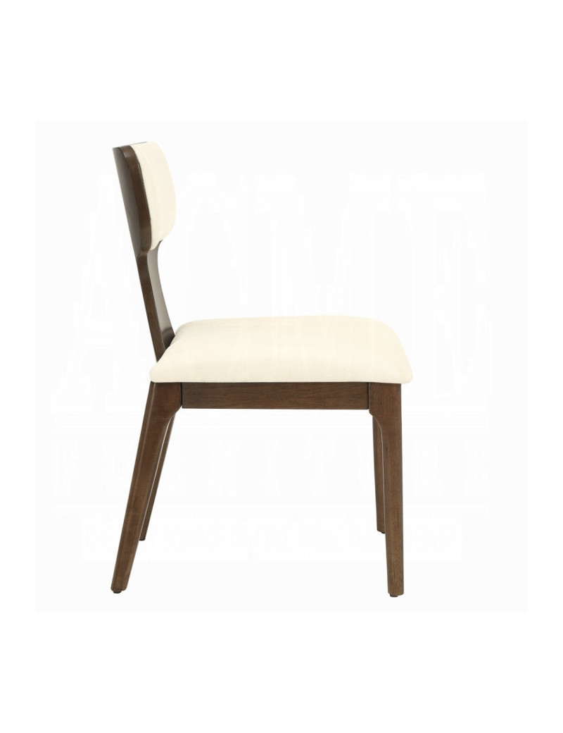 DN06865 7Pc Dining Set w/Ceramic Top Brown Oak Finish Koen Collection Contemporary Style by Acme Furniture