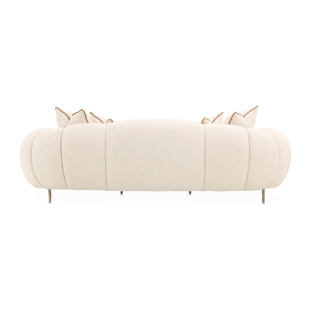 Mansion Sofa Latte Dark Bronze Cloche Collection by Michael Amini LFR-CLCH816-LTE-835