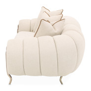 Mansion Sofa Latte Dark Bronze Cloche Collection by Michael Amini LFR-CLCH816-LTE-835