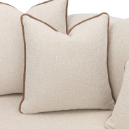 Mansion Sofa Latte Dark Bronze Cloche Collection by Michael Amini LFR-CLCH816-LTE-835