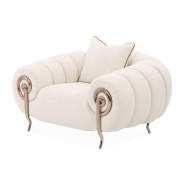 Matching Chair Dark Bronze Cloche Collection By Michael Amini LFR-CLCH835-LTE-835
