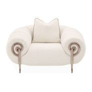 Matching Chair Dark Bronze Cloche Collection By Michael Amini LFR-CLCH835-LTE-835