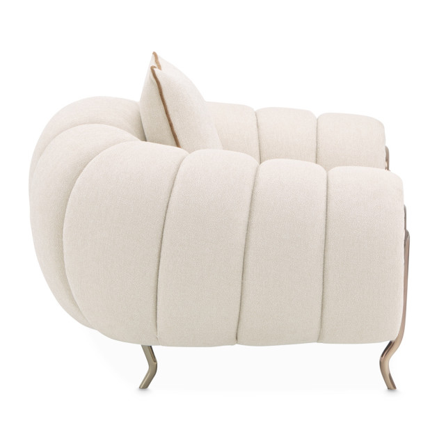 Matching Chair Dark Bronze Cloche Collection By Michael Amini LFR-CLCH835-LTE-835