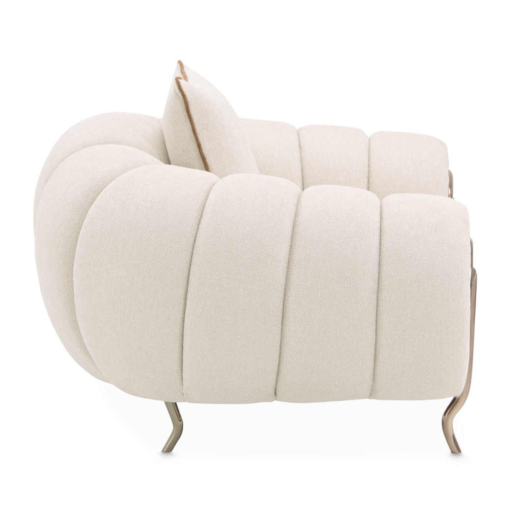 Matching Chair Dark Bronze Cloche Collection By Michael Amini LFR-CLCH835-LTE-835