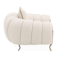 Matching Chair Dark Bronze Cloche Collection By Michael Amini LFR-CLCH835-LTE-835