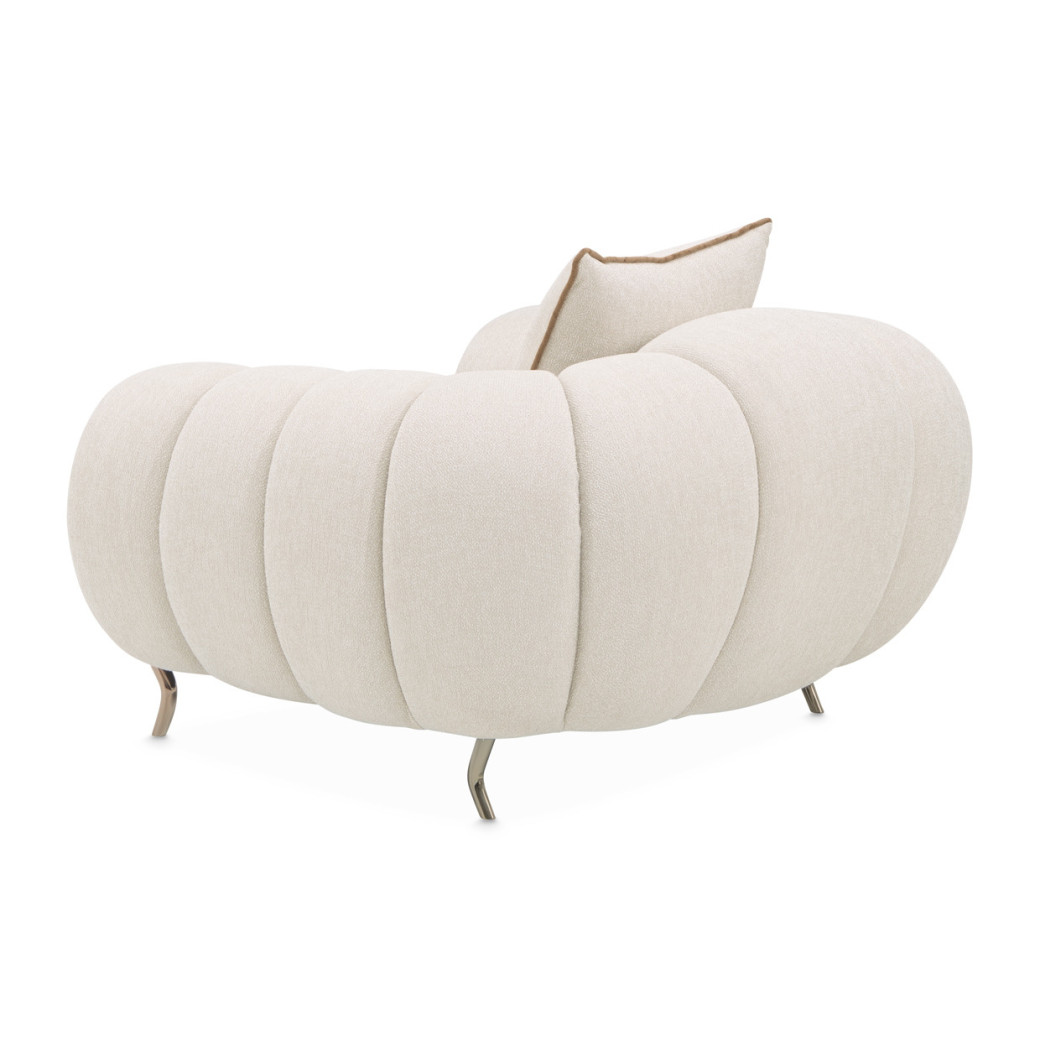 Matching Chair Dark Bronze Cloche Collection By Michael Amini LFR-CLCH835-LTE-835