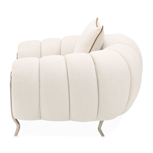 Matching Chair Dark Bronze Cloche Collection By Michael Amini LFR-CLCH835-LTE-835