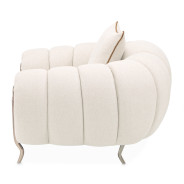 Matching Chair Dark Bronze Cloche Collection By Michael Amini LFR-CLCH835-LTE-835