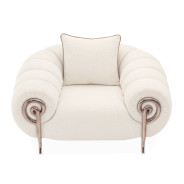 Matching Chair Dark Bronze Cloche Collection By Michael Amini LFR-CLCH835-LTE-835