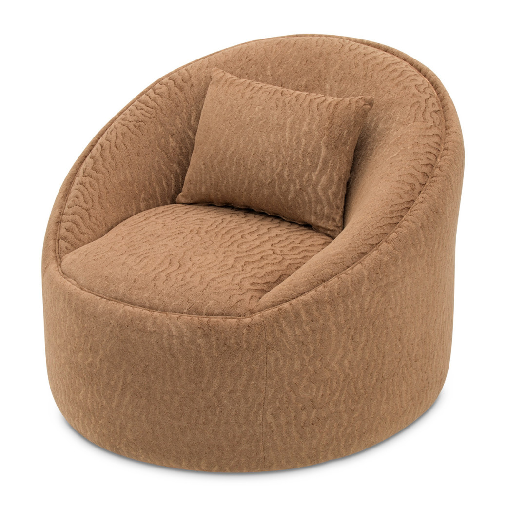 Accent Chair Dark Bronze Cloche Collection by Michael Amini LFR-CLCH834-CHI-835