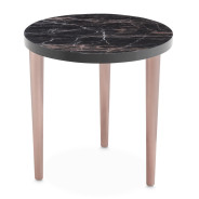 End Table Dark Bronze Finish Cloche Collection By Michael Amini LFR-CLCH202-835