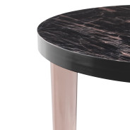 End Table Dark Bronze Finish Cloche Collection By Michael Amini LFR-CLCH202-835