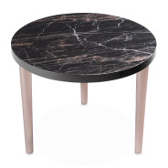 Small Cocktail Table Dark Bronze Finish Cloche Collection by Michael Amini LFR-CLCH204-835