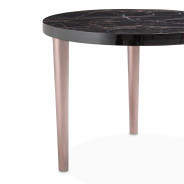 Small Cocktail Table Dark Bronze Finish Cloche Collection by Michael Amini LFR-CLCH204-835