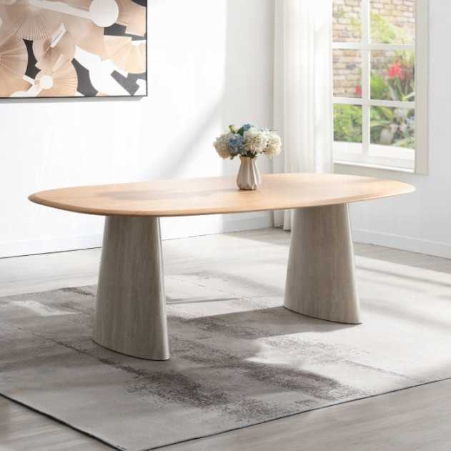 DN07070 7Pc Dining Set Ogin Collection Contemporary Style By Acme Furniture