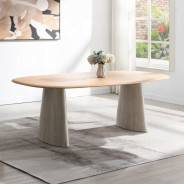 DN07070 7Pc Dining Set Ogin Collection Contemporary Style By Acme Furniture