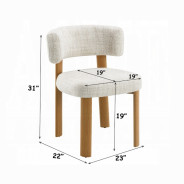 DN07070 7Pc Dining Set Ogin Collection Contemporary Style By Acme Furniture
