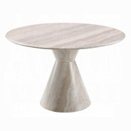 DN07075 5Pc Ogin Round Dining Table Set Contemporary Style By Acme Furniture