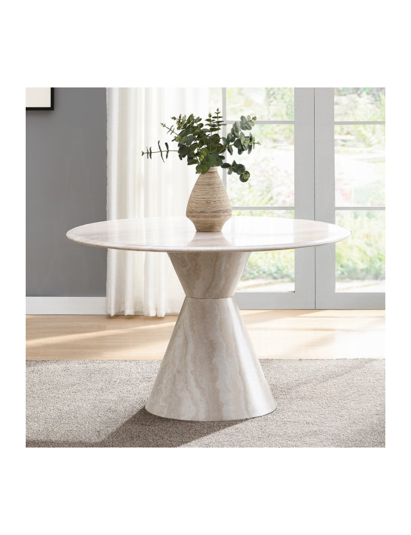 DN07075 5Pc Ogin Round Dining Table Set Contemporary Style By Acme Furniture