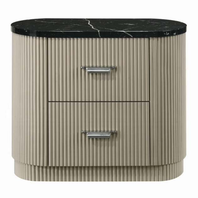 BD04882Q 5Pc Queen Bedroom Set Travonte Collection Gray Linen & Beige Transitional Style By Acme Furniture
