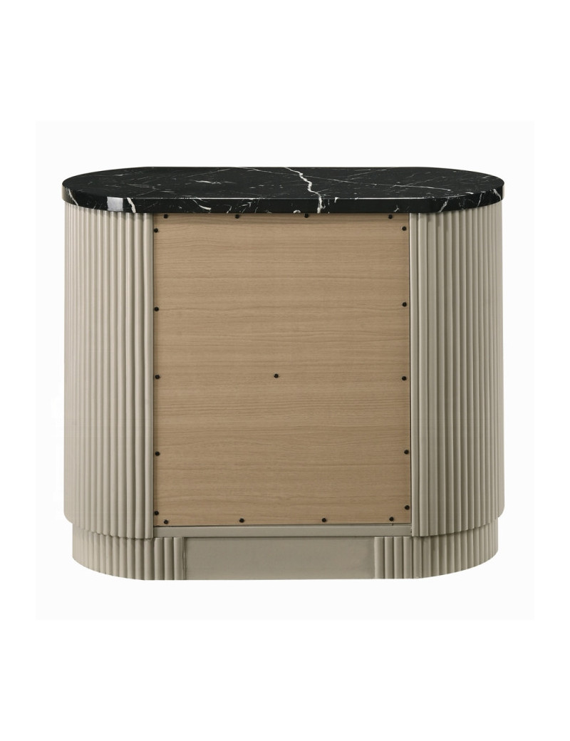 BD04882Q 5Pc Queen Bedroom Set Travonte Collection Gray Linen & Beige Transitional Style By Acme Furniture