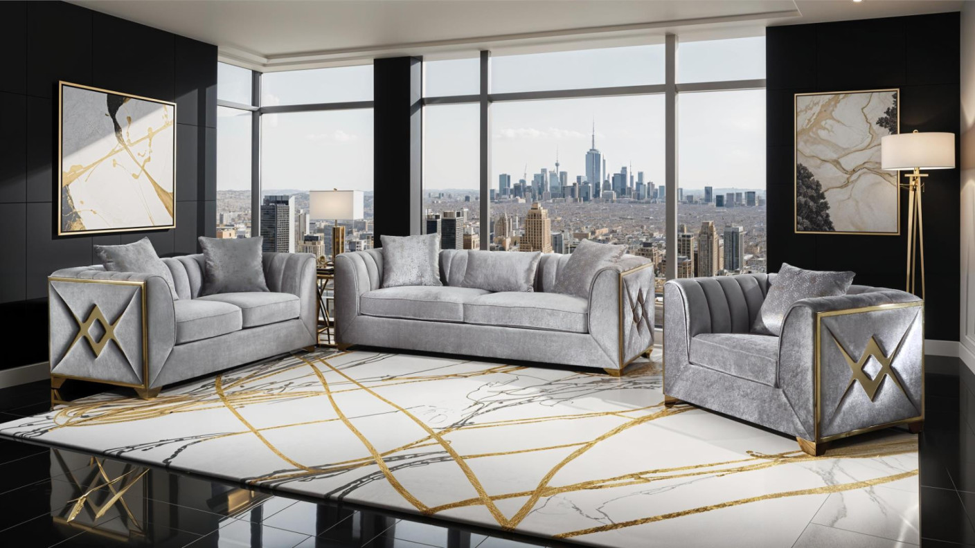 Gray Sofa & Loveseat Set | Arizona Furniture