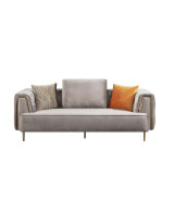 AE-D832 Gray Velvet Sofa & Loveseat | American Eagle Furniture