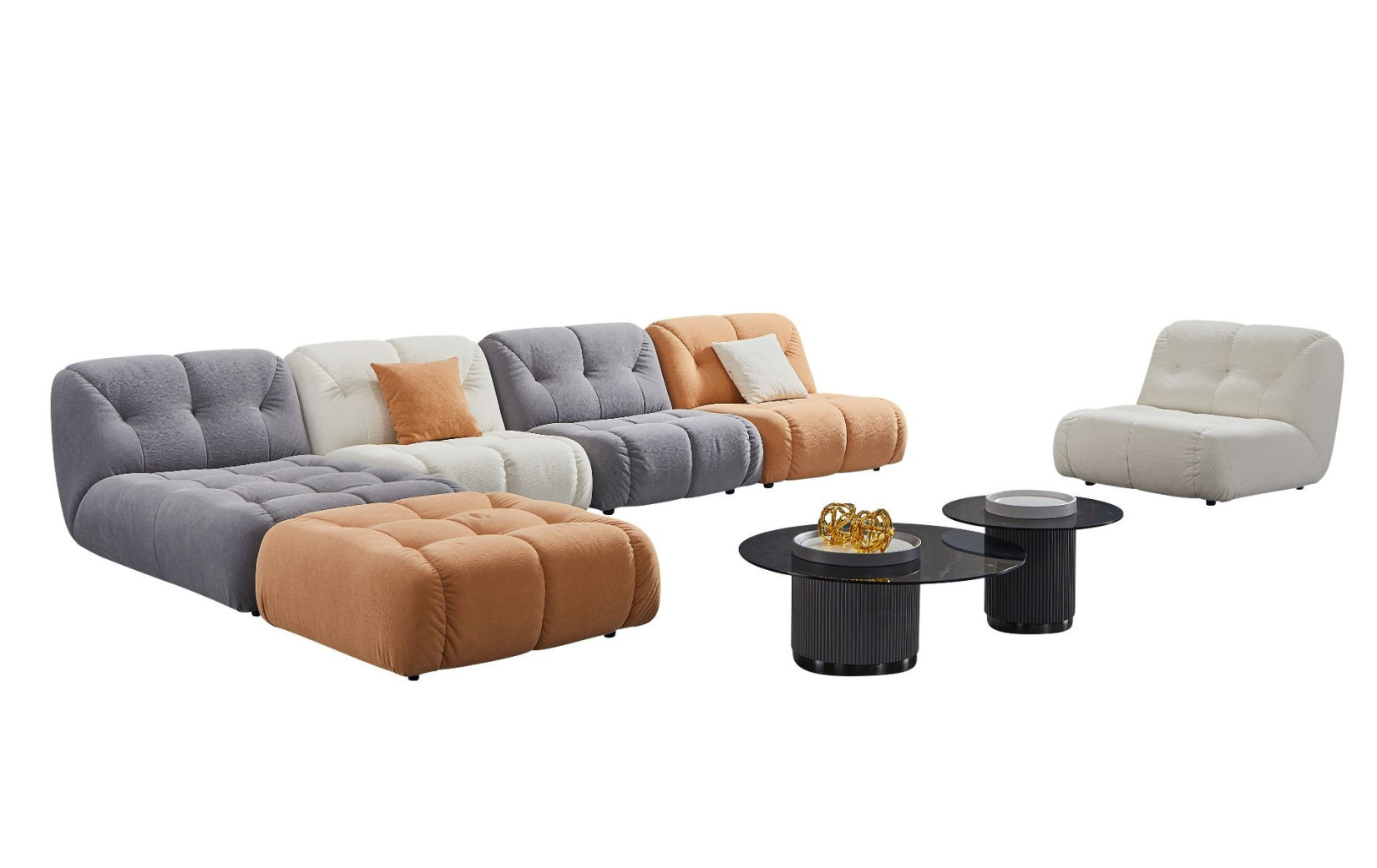 AE-Y1008 Modular Sofa Set Contemporary Style by American Eagle Furniture