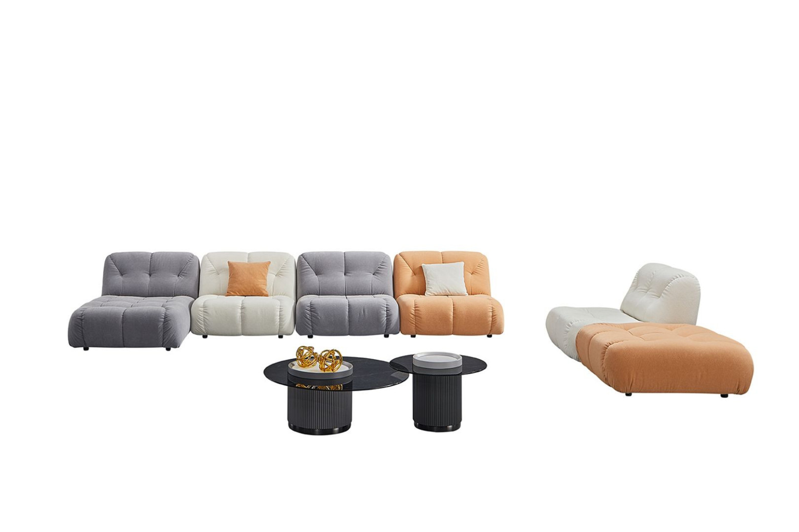 AE-Y1008 Modular Sofa Set Contemporary Style by American Eagle Furniture
