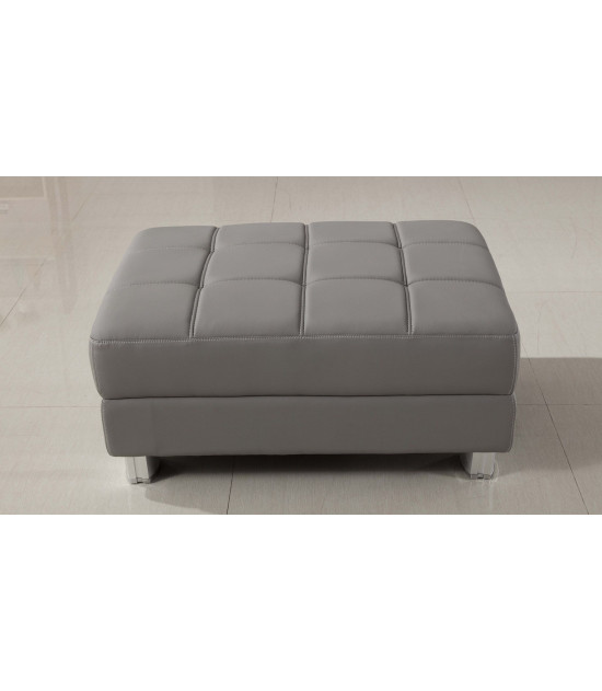AE-L138 Gray Faux Leather Sectional - Left Sitting Contemporary Style by American Eagle Furniture