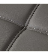 AE-L138 Gray Faux Leather Sectional - Left Sitting Contemporary Style by American Eagle Furniture