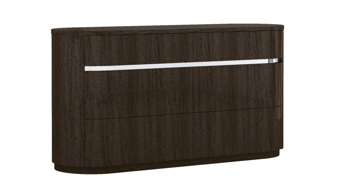 P115 Dark Walnut Finish Queen Bed Contemporary Style by American Eagle Furniture