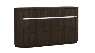 P115 Dark Walnut Finish Queen Bed Contemporary Style by American Eagle Furniture