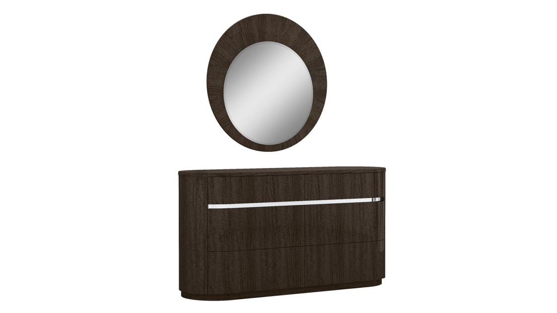 P115 Dark Walnut Finish Queen Bed Contemporary Style by American Eagle Furniture