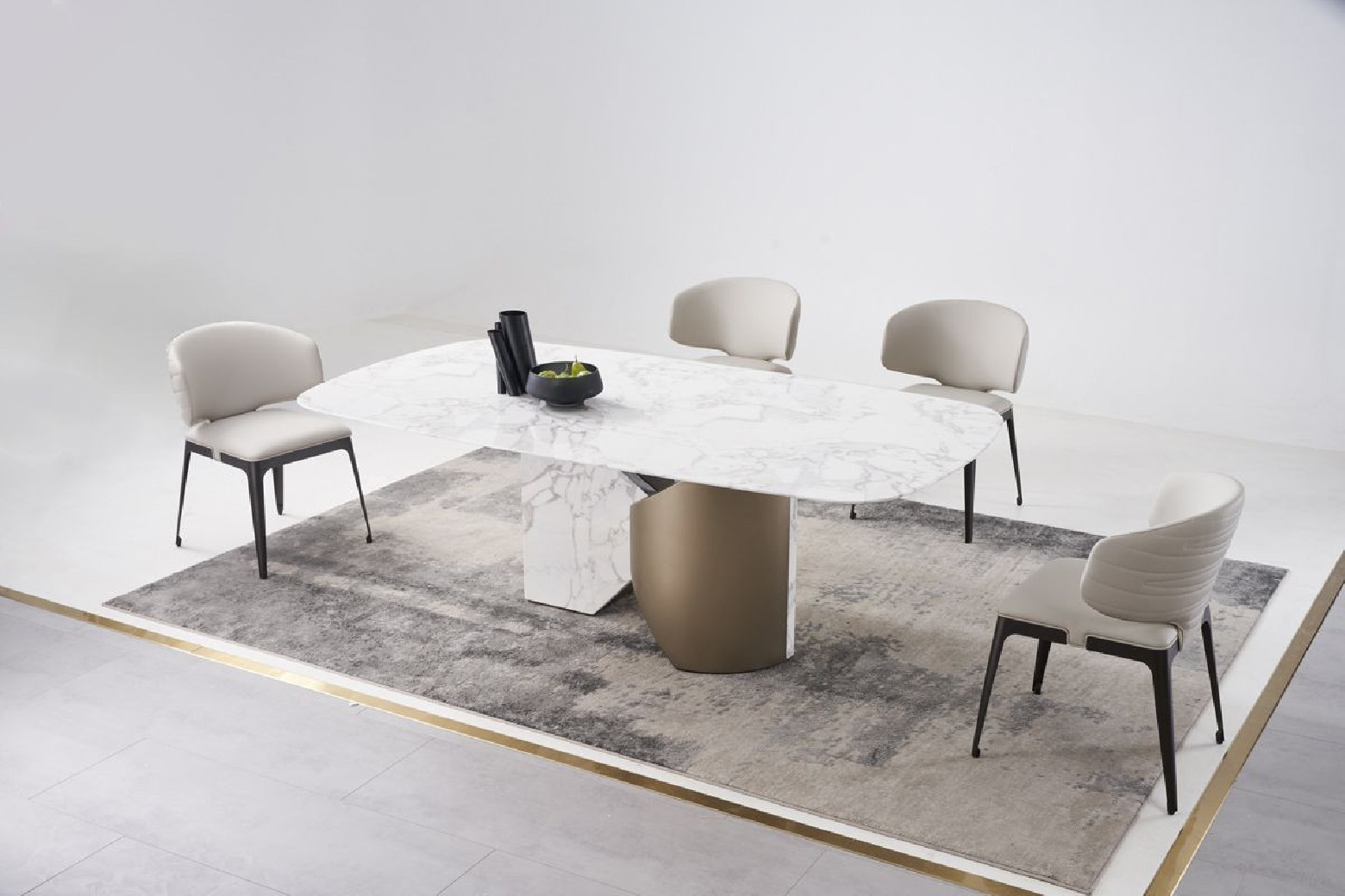 TL-J2263 7-Piece Dining Table Set – Contemporary Style by American Eagle Furniture