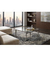 CT-Z005 Silver Coffee Table Contemporary Style by American Eagle Furniture