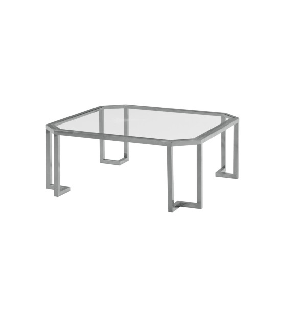 CT-Z005 Silver Coffee Table Contemporary Style by American Eagle Furniture