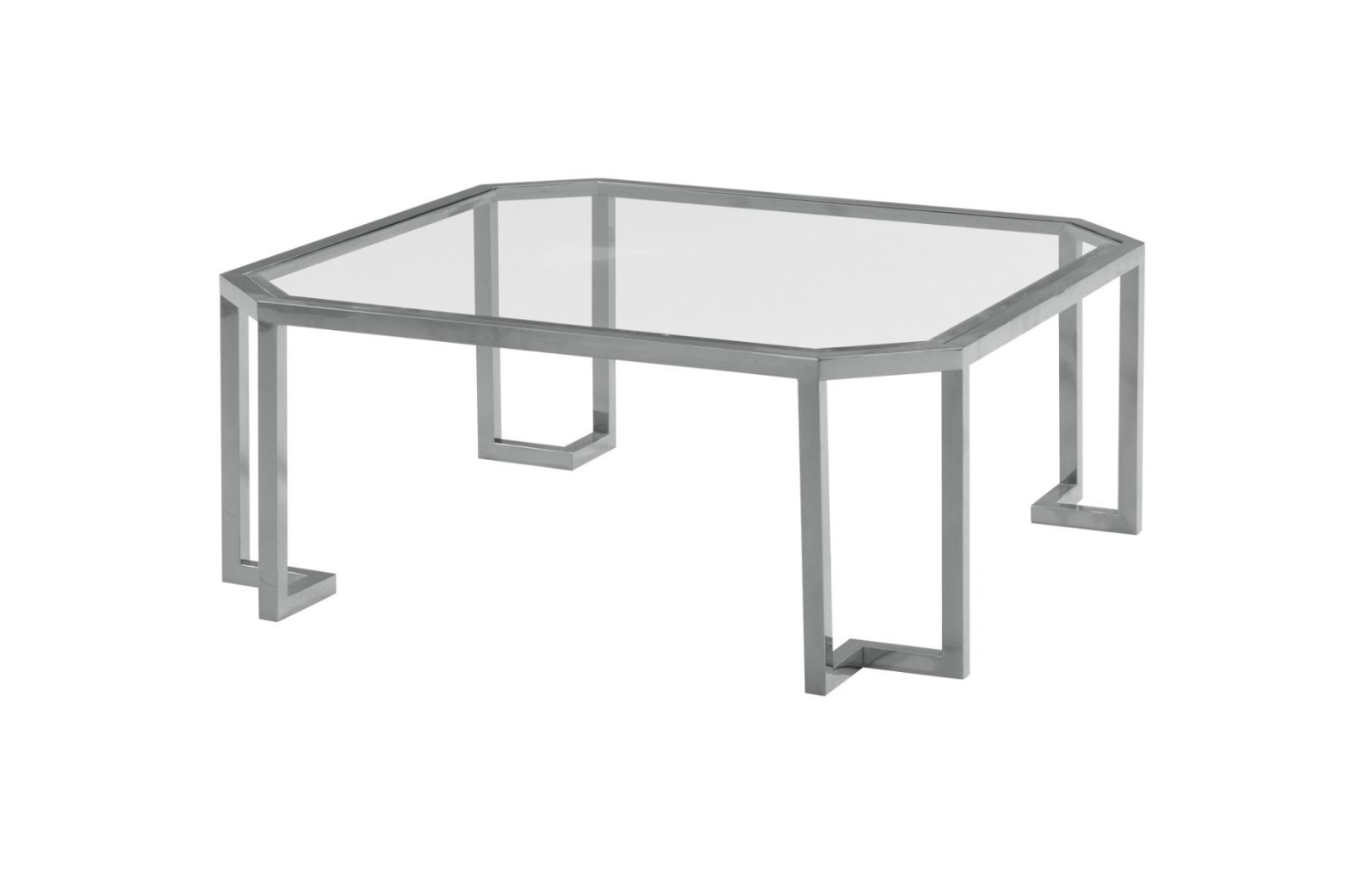 CT-Z005 Silver Coffee Table Contemporary Style by American Eagle Furniture