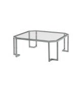 CT-Z005 Silver Coffee Table Contemporary Style by American Eagle Furniture