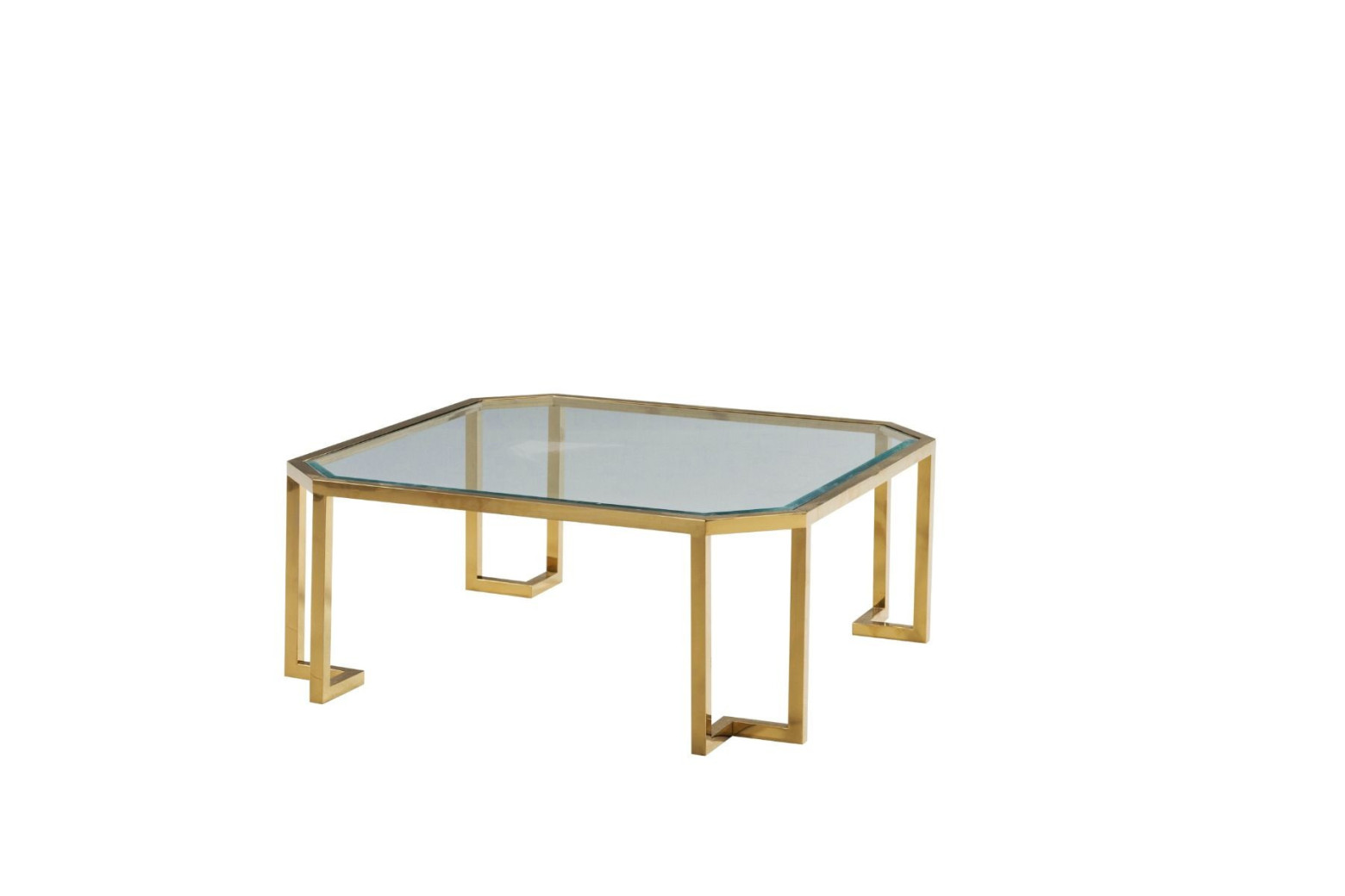 CT-Z003 Gold Coffee Table Contemporary Style by American Eagle Furniture