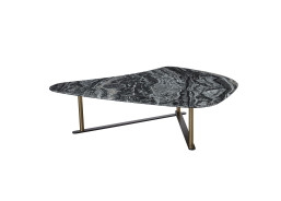 CT-Y303 Faux Marble & Metal Coffee Table Contemporary Style by American Eagle Furniture