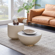 CT-W931 Cream Coffee Table Contemporary Style by American Eagle Furniture