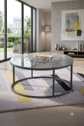 CT-M398 Glass Coffee Table  Contemporary Style by American Eagle Furniture