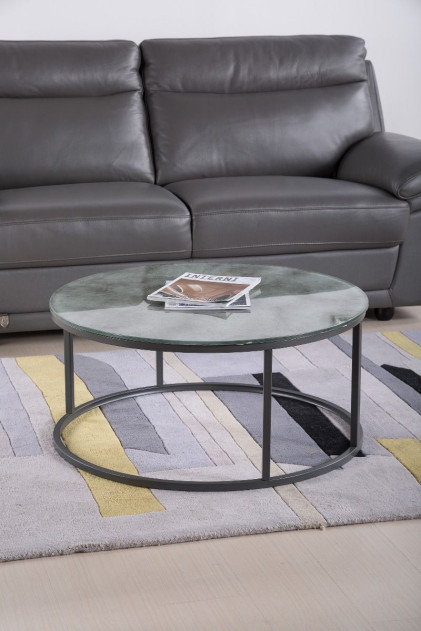 CT-M398 Glass Coffee Table  Contemporary Style by American Eagle Furniture