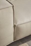 EK8008 Light Gray Full Leather Sofa & Loveseat Contemporary Style by American Eagle