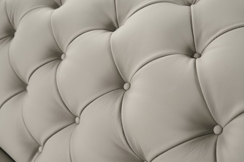 EK093 Light Gray Italian Leather Sofa & Loveseat Contemporary Style by American Eagle Furniture