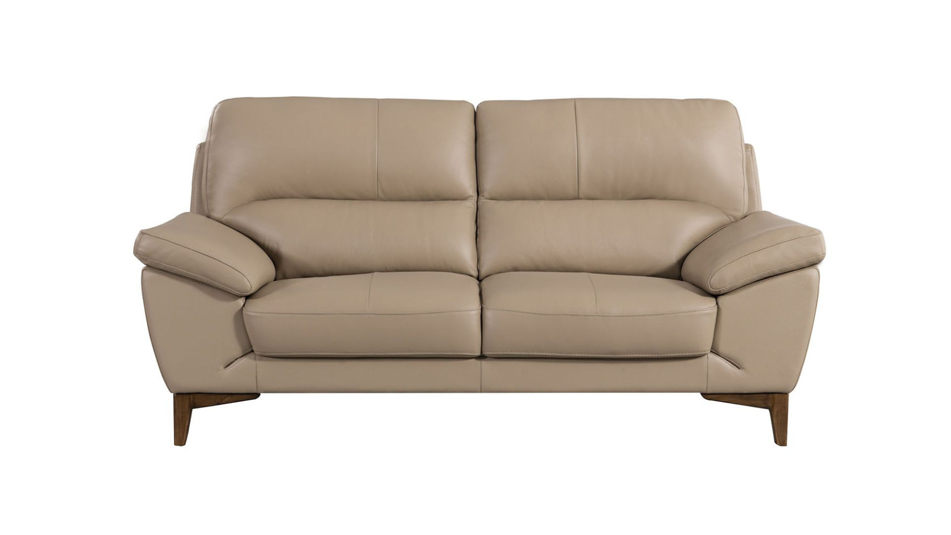 EK080 Tan Italian Leather Sofa & Loveseat  Contemporary Style by American Eagle