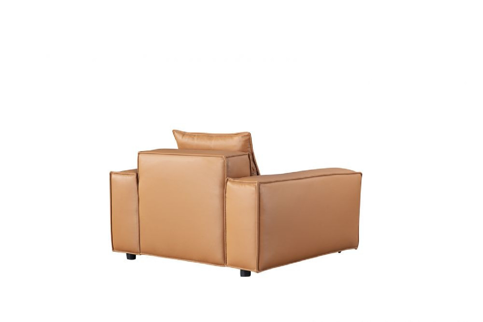 EK8008-Medium Brown Extra long Full Leather Sofa & Loveseat Contemporary Style by American Eagle Furniture