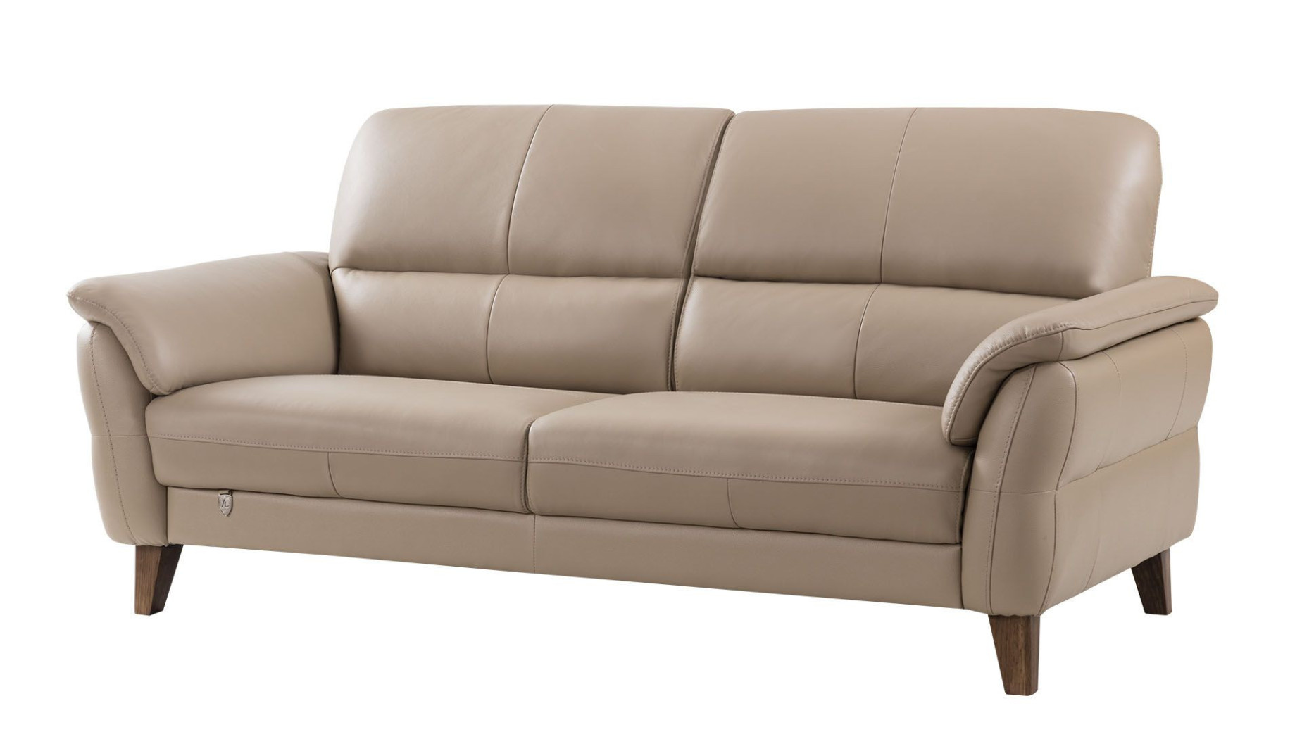EK073 Tan Italian Leather Sofa & Loveseat Contemporary Style by American Eagle Furniture